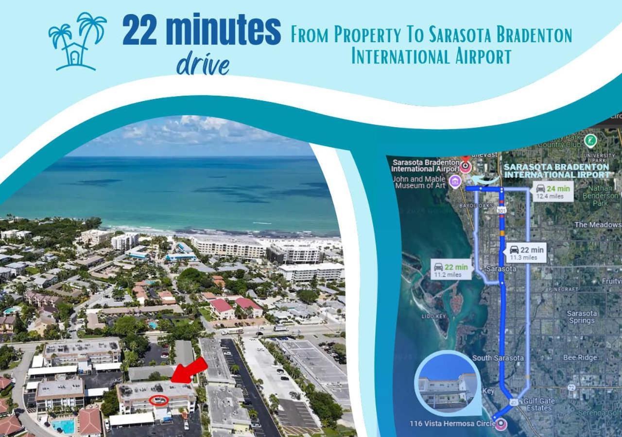 Updated Condo With Pool, Walk To Crescent Beach & Restaurants! Sarasota Extérieur photo